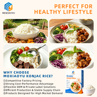 Riz de Konjac Séché Instantané Sans Goût, Sans Eau, Sans Gluten, Halal, Keto, à Forte Demande, avec Farine de Konjac
