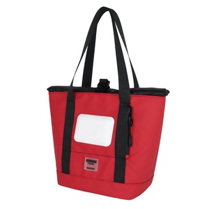 Senda Insulated Cooler <b>Bag</b> <b>20L</b> Red Letter Pattern Waterproof Eco-Friendly with Zipper Closure for Picnic Food Storage Outdoors - Product Image 6