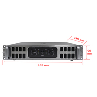 Amplificadores de Sonido Profesionales de Metal 2U 400W por Canal Rayyu SY-2600 para Bodas, Teatro, Uso en Interiores y Exteriores