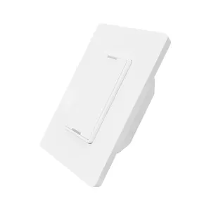 Tuya Smart WiFi 2 gang Manual Light Switch US Wall Switch with Push Button Panel 10A Neutral Works with Alexa Google