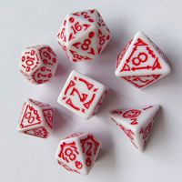 7 pièces multi-faces acrylique D & D dés ensemble Halloween Couple jeu de société Dragon et donjon polyédrique sculpté artisanat