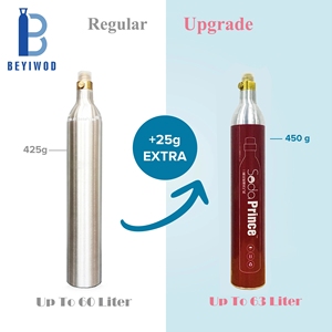 Cilindro de CO2 de Aluminio de 0.6L con Conexión Rápida, Aprobado por DOT UK CDG Rho Mark <span class=keywords><strong>TPER</strong></span>, Fácil de Usar para Máquinas de Agua Carbonatada - Product Image 2