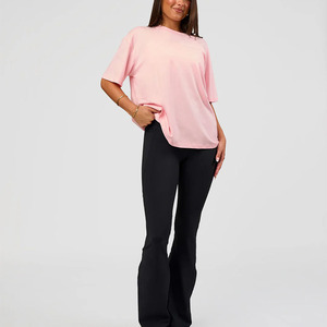 Premium Quality Stylish Women Drop shoulder <b>T</b> Shirt 2026 Custom Made Solid Color Drop Shoulder Oversized <b>T</b> Shirt For Ladies - Product Image 5