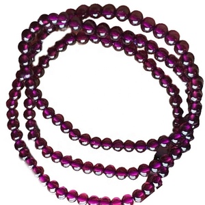 ลูกปัด<span class=keywords><strong>โกเมน</strong></span>ทรงกลมสีแดงธรรมชาติขนาด2-6มม. - Product Image 3