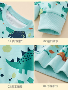 Dropshipping Shopify 2025 Sweat à capuche pour enfants Garçons Filles Loose Fit Printemps Automne Mode Trendy Casual Wear - Product Image 4