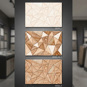 Carreaux muraux en céramique Art 300 x 450 mm, finition métallique dorée, étanches, résistants à l'usure, pour l'intérieur des bâtiments de bureaux 12x18 - Product Image 5