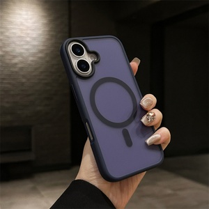 เคสโทรศัพท์มือถือแบบใสด้านกันกระแทก วัสดุ TPU PC  แม่เหล็กในตัว สำหรับ iPhone 16 15 14 13 Pro Max - Product Image 5
