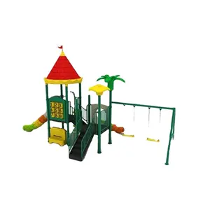 Kleuterschool China Speeltuin, Outdoor Kinderen Speeltuin Sets, Plastic Outdoor Speeltuin Voor Kinderen Met Swing Set