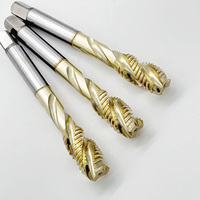 Máquina de flauta espiral recubierta eficiente de calidad perfecta, grifo de rosca puntiaguda, espiral M10
