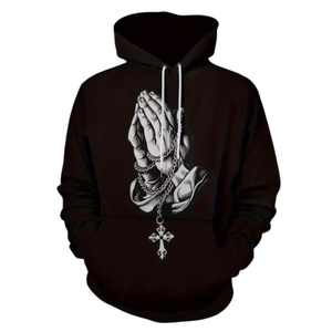 Sudadera con capucha extragrande y corte cropped personalizado, de felpa francesa de 500 g/m² con estampado puff, capucha grande y peso pesado - Product Image 3