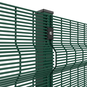 Valla de malla antiescalada recubierta de polvo resistente, adecuada, confidencial, tanto para aeropuertos como para seguridad - Product Image 3