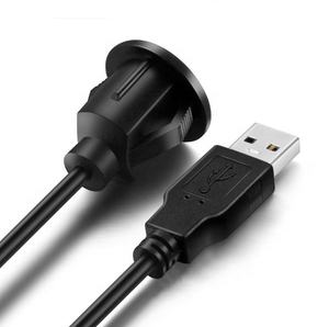 <strong>Extension</strong> <strong>Lead</strong> Car Panel Mount QC2.0 USB Port - Product Image 5