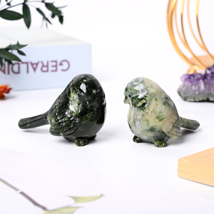 Offre Spéciale : Sculptures d'oiseaux en cristal, statues d'oiseaux sculptées à la main en pierres précieuses naturelles pour la décoration - Product Image 3