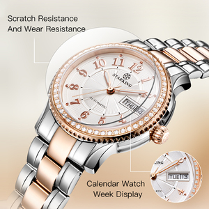 <span class=keywords><strong>Orologio</strong></span> Meccanico <span class=keywords><strong>Automatico</strong></span> <span class=keywords><strong>da</strong></span> <span class=keywords><strong>Donna</strong></span> di Lusso Personalizzato, Casual Business, Impermeabile, Cassa in Acciaio Inossidabile, Calendario Singolo - Product Image 5
