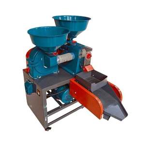 Petite machine combinée domestique pour décortiquer le riz, avec tamis vibrant et broyeur - Product Image 5