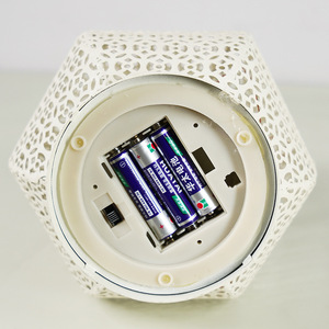 Ma-rốc phong cách hiện đại kim loại rỗng gió đèn cho trang trí nội thất Trung Đông ramadan treo đèn lồng Pin cơ sở bảng đèn - Product Image 4