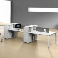 Meubles de bureau modulaires OEM, table d'ordinateur durable, poste de travail de bureau, bureau pour immeuble de bureaux