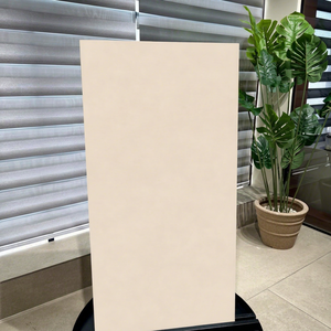 Carreaux de porcelaine texturés unis couleur beige alpin |   Design européen finition mate |   Carreaux de sol et de mur pour cuisine, salle à manger et hôtel - Product Image 1