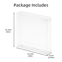 Étui de protection pour cartes de jeu en boîte transparente en PET pour GameBoy/pour GameBoy Color/pour GameBoy Advance/pour GB/pour GBC/pour GBA