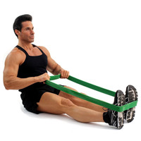 Bandes de résistance en Latex, 2 pièces de haute qualité, Logo personnalisé, pour la gymnastique et l'entraînement à domicile