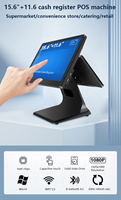 POS-терминал OEM с сенсорным экраном 15,6 дюйма, универсальное POS-устройство для ресторанов и супермаркетов