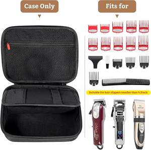 Estuche rígido de viaje personalizado para cortapelos, organizador de suministros de peluquero para corte de pelo para <span class=keywords><strong>Wahl</strong></span> 5Star/Andis Razor Guard Grooming Kits - Product Image 2