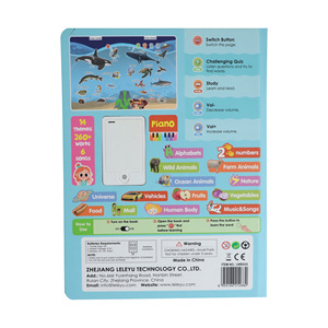 Vente chaude 0-8 ans bébé et enfant en bas âge électroplaqué son anglais mot apprentissage livre d'éducation précoce pour les nourrissons - Product Image 4