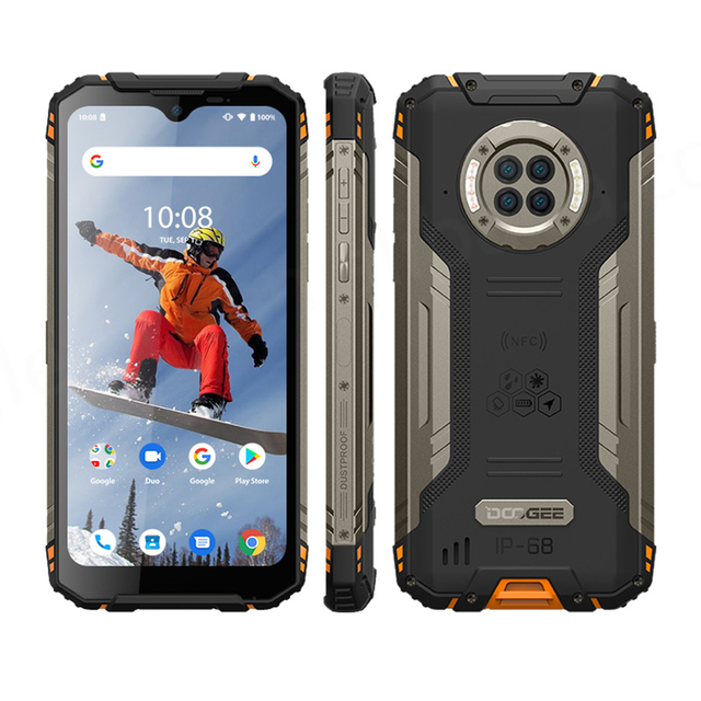 Hot Sale DOOGEE S96 Pro Rugged Mobile Phone 6350mAh Helio G90 Octa Core 8GB 128G Android 10 NFC Mobile Phones Doogee