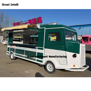 Carro de quiosco de comida callejera de China de cocina móvil Citroen eléctrico personalizable para bocadillos, patatas fritas de helado, camiones de comida - Product Image 1