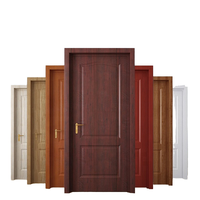 Portes de chambre intérieures en bois imperméables au design moderne de luxe, idéales pour la maison, le bureau, l'appartement, la salle d'entrée