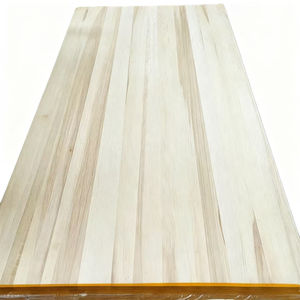 공장 공급 저렴한 가격 포플러 원목 판재 접착 패널 목재 1220x2440mm 가구 건축용 - Product Image 2