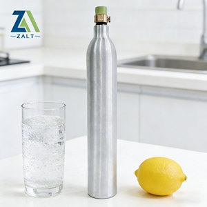 Bouteille de gaz CO2 en métal de qualité alimentaire et écologique 2026 - Réservoir rechargeable de 0,6 L pour machine à soda et machine à eau pétillante - Product Image 1