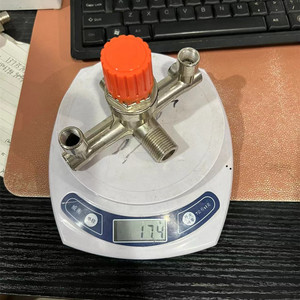Valve de distribution en alliage d'aluminium avec capuchon orange, pression réglable, pièces de compresseur industriel - Product Image 2