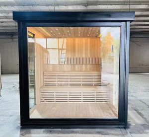 Canadese Hemlock En Redwood Custom Thuis Elektrisch Fornuis Verwarmd Saunaruimte 2-4 Personen Met Bluetooth Speakers - Product Image 4