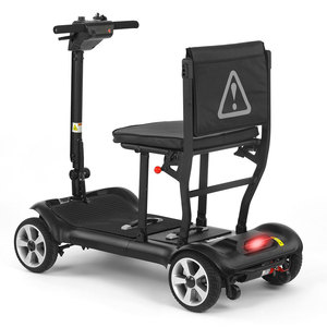 6.6AH Lithium Battery Seniors Travel Scooter 20KM Long Distance Outdoor Fast Fold Electric Mobility Scooter For Sale