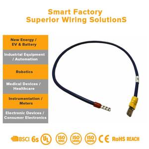 Adaptor Kabel RG6 Bi-Wired Profesional untuk Harness Kabel PBT/PVC, Industri PLC, CNC, Komputer, Kontrol Mesin Motor - Product Image 3