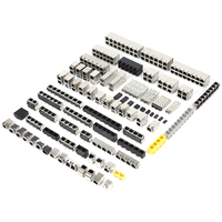 2317416-1 SFP SFP + OSFP QSFP QSFP + QSFP28 Connecteur de prise de fibre optique à cage QSFP-DD SFP-DD