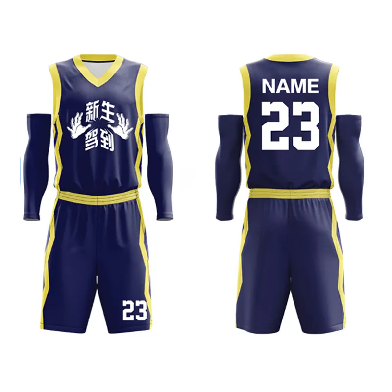 Camisas de alta calidad con diseño personalizado de Laker, conjuntos de uniformes de baloncesto, pantalones de baloncesto juveniles en blanco