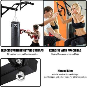 Barre de traction murale multifonctionnelle de qualité commerciale pour entraînement, station de fitness pour gymnase professionnel et athlétisme - Product Image 4