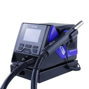 ATTEN-Estación <span class=keywords><strong>de</strong></span> retrabajo <span class=keywords><strong>de</strong></span> aire caliente inteligente <span class=keywords><strong>de</strong></span> alta potencia con pluma <span class=keywords><strong>de</strong></span> succión al vacío, herramienta <span class=keywords><strong>de</strong></span> soldadura para desoldar, 1000W - Product Image 1