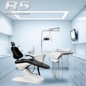 Fauteuil dentaire Hori Horir5 électrique bleu en plastique et acier avec crachoir en céramique, dispositif médical, Foshan Guangdong - Product Image 2