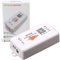 SP107E Pixel IC SPI Musique Réactive Bande Led Gradateurs Contrôleur Téléphone DC5-24V APP WS2811 WS2812B WS2815 SK6812 Contrôleur LED