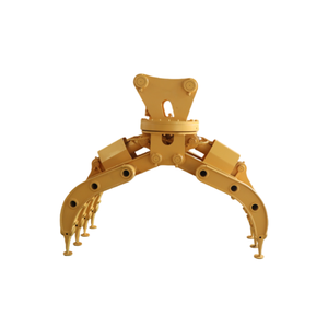 Accesorios de garra mecánica personalizados para excavadora: motor, bomba y engranajes para maquinaria de construcción con rotación de 360° y garra para madera - Product Image 1