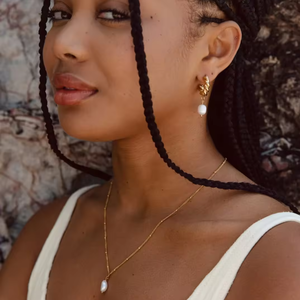 Collar de Perlas Minimalista Vintage de Acero Inoxidable, Cadena de Eslabones, Tamaño Ajustable, Estilo Fresco, Regalo de Cumpleaños para Mujer - Product Image 6