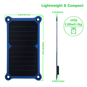 Sunpower cargador de teléfono celular Solar Panel mochila cargador 6W para viajar - Product Image 3