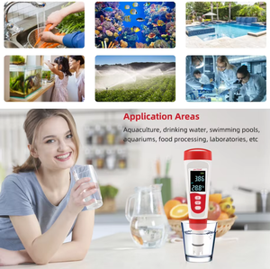 เครื่องวัดค่า <span class=keywords><strong>PH</strong></span> แบบพกพา ชาร์จไฟได้ หน้าจอ LED ขนาดใหญ่ ปากกาวัดค่า <span class=keywords><strong>PH</strong></span> รุ่น <span class=keywords><strong>PH</strong></span> -06 เครื่องวัดความเป็นกรดพร้อมไฟแบ็คไลท์ - Product Image 2