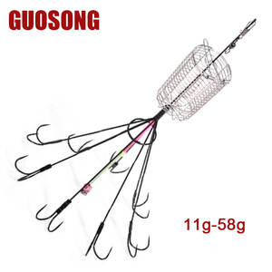Kail Pancing Udang Berkualitas Tinggi, Perangkap Cumi, Keranjang Umpan Budidaya Ikan, Umpan Cumi, Kandang Umpan, Kail Bercahaya - Product Image 1
