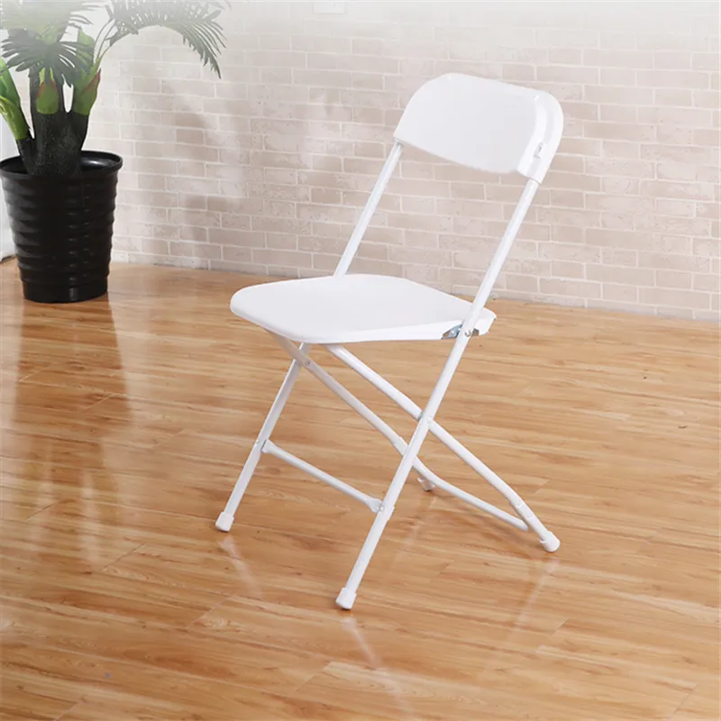 무료 샘플 싼 가격 10 스태킹 의자 쉬운 저장 강한 휴대용 화이트 사용 웨딩 도매 접는 의자