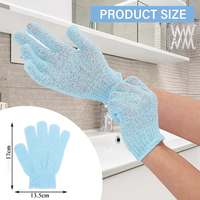 Gros Gants de Douche Exfoliants Double Face Personnalisés Multicolores en Nylon pour le Corps et les Spas
