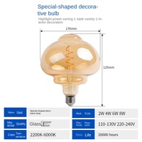 Ampoule LED SMD de forme spéciale pour sucette, culot B22, 2W-8W, 2700K, blanc chaud doux, CRI>80, dimmable, en verre, usage résidentiel